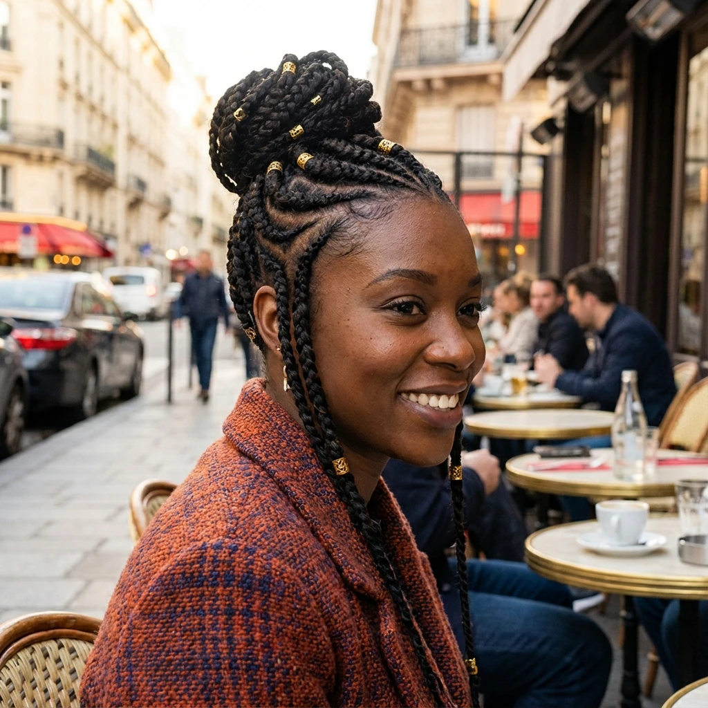 Butterfly locs hairstyle - professional braiding Holly Springs
