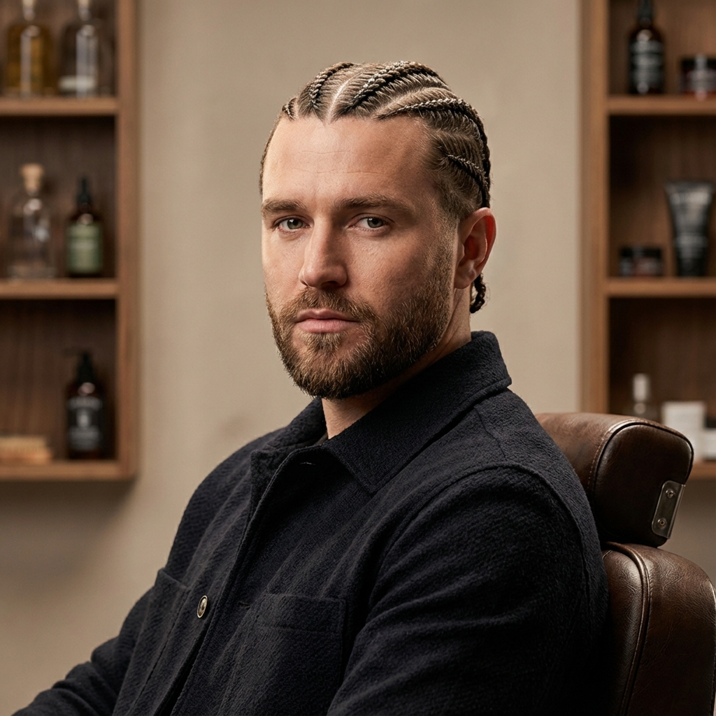 Mens cornrow style - braiding for all clients Raleigh area